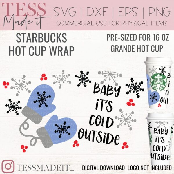 Baby it's cold outside svg