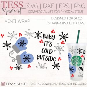 Baby It's Cold Outside svg