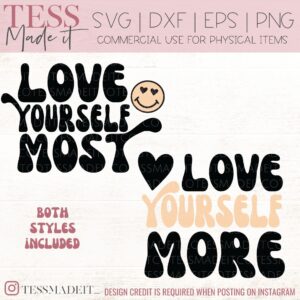 Love yourself SVG