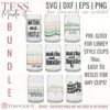 matcha svg bundle for libbey can glass cups