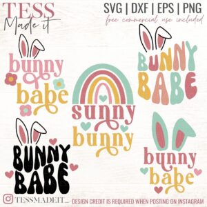 Bunny Babe SVG Bundle