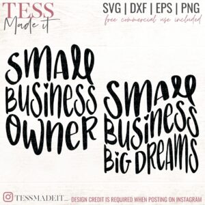 Small Business owner SVG
