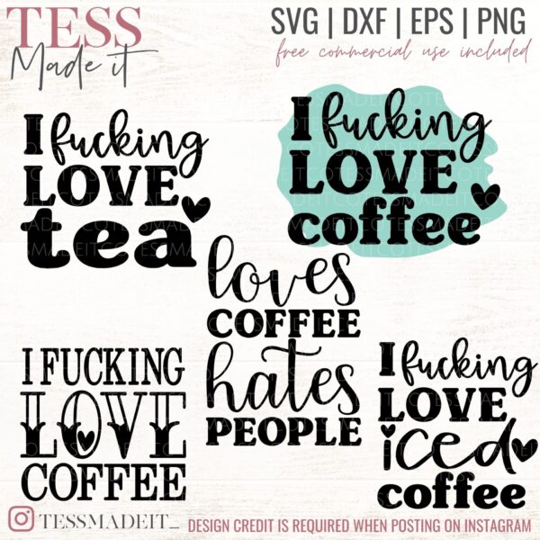 Sarcastic SVG Bundle funny swear word SVGS for DIY mugs