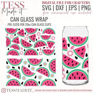 Watermelon Libbey Glass SVG