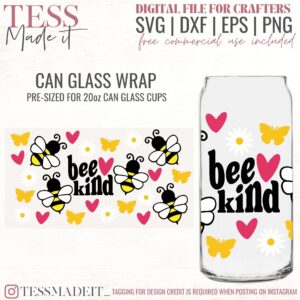 Bee Libbey Glass SVG