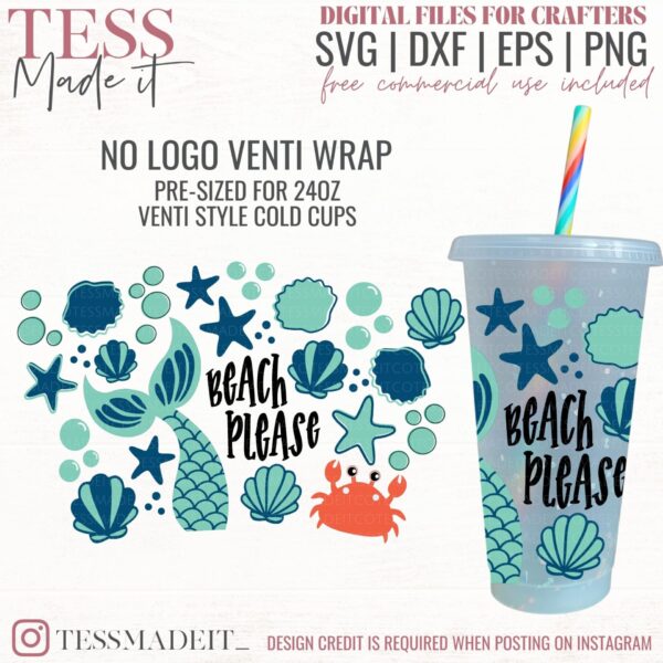 summer cold cup svg