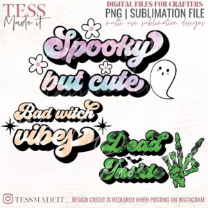 Tie Dye Halloween PNGS