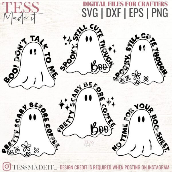 Cute Ghost SVG - Funny Ghost SVG Sayings