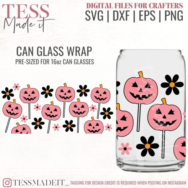 Halloween Libbey Glass SVG