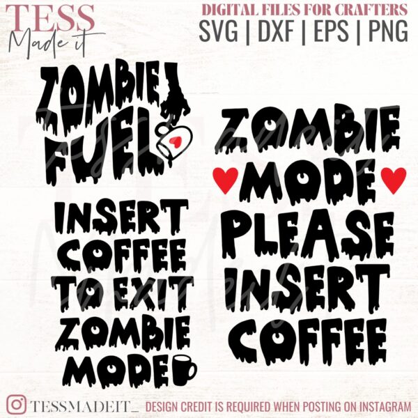 Zombie SVG - Halloween Shirt SVG - Funny Fall SVG