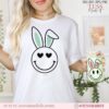 bunny smiley svg and png