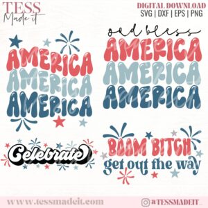 Funny 4th Of July SVG - Red White Blue SVG