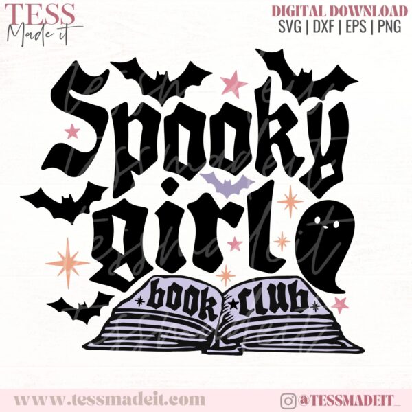 Spooky Season SVG - Book Club SVG