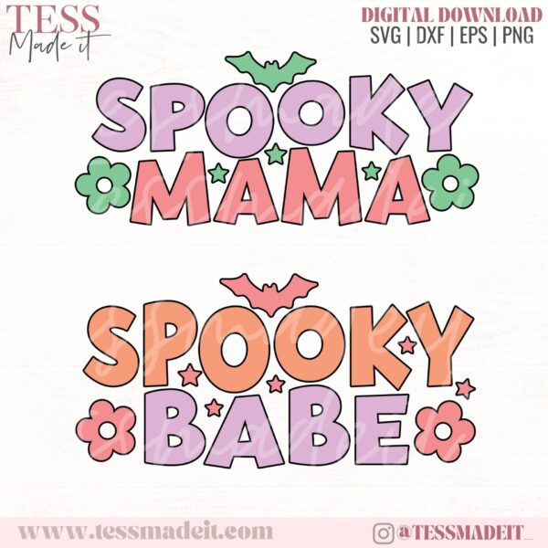 Spooky Season SVG - Spooky Babe Spooky Mama SVG