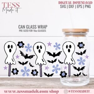 Ghost Libbey Glass SVG